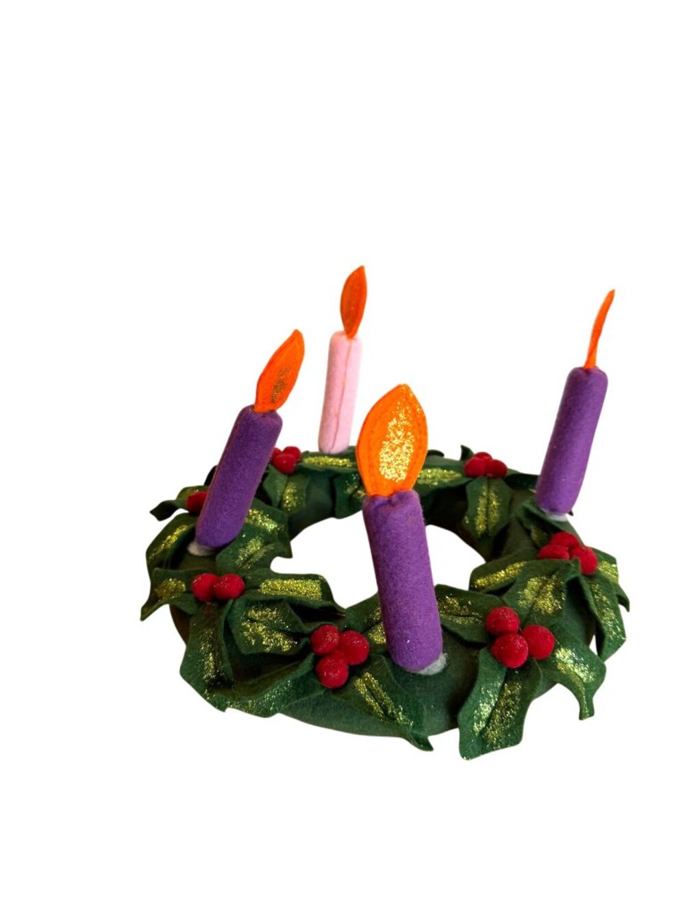 Childrens Felt Advent Wreath Roman Inc Catholic Kids Christmas Christian Candles